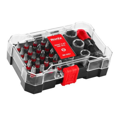 Набор инструментов Ronix головок и бит, 28 шт. (RH-5451) Винница - изображение 3