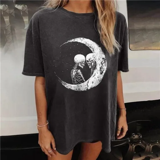 Футболка женская с принтом  46 Серая 2664084143 Днепр