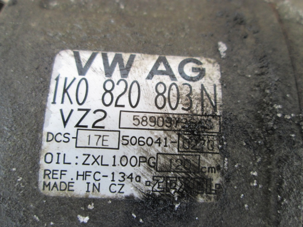 Компресор кондиціонера Volkswagen Caddy 1.9 tdi 2004-2010 Ковель - фото 3