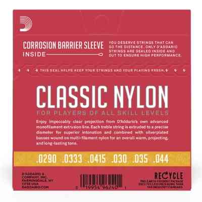 Струни для гітари D'Addario Student Classics Normal Tension 3/4 (EJ27N 3/4) Вінниця