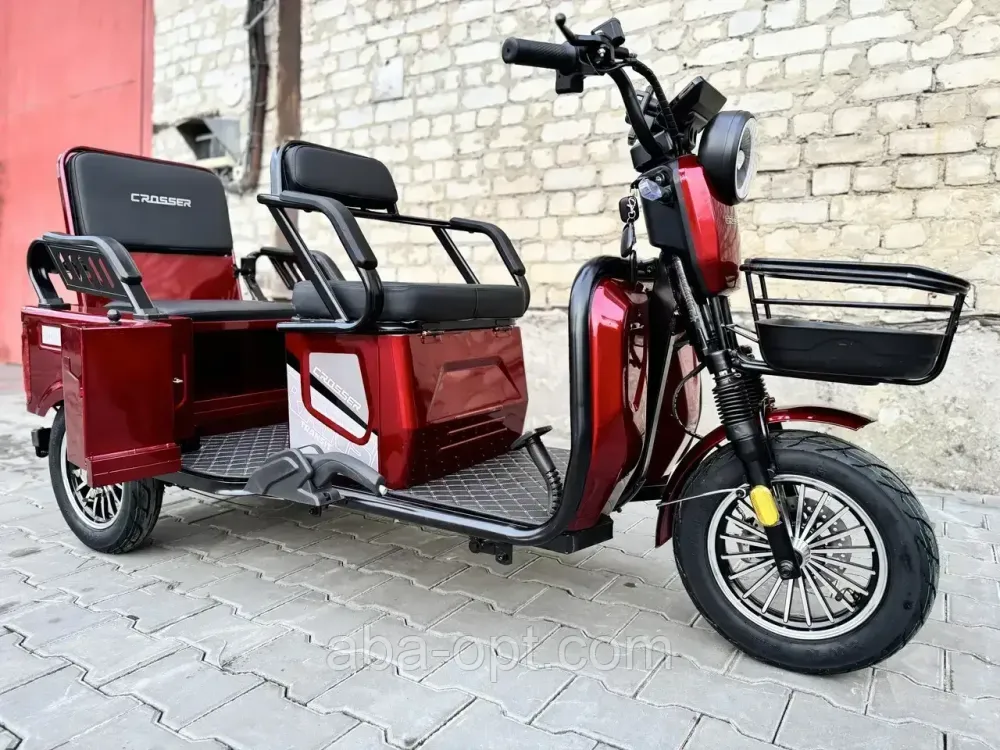 Електричний трицикл з кузовом SOK X3 МАХ 2000W-72V-28Ah шини 10" купити в інтернет-магазині Одеса - фото 9