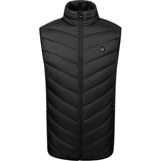 Чоловічий жилет з підігрівом HeatFashion Electric Heating Vest 9 зон (Чорний) 3XL Вінниця