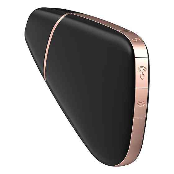 Вакуумный клиторальный стимулятор Satisfyer Love Triangle Black с управлением через интернет Sex Aura Киев