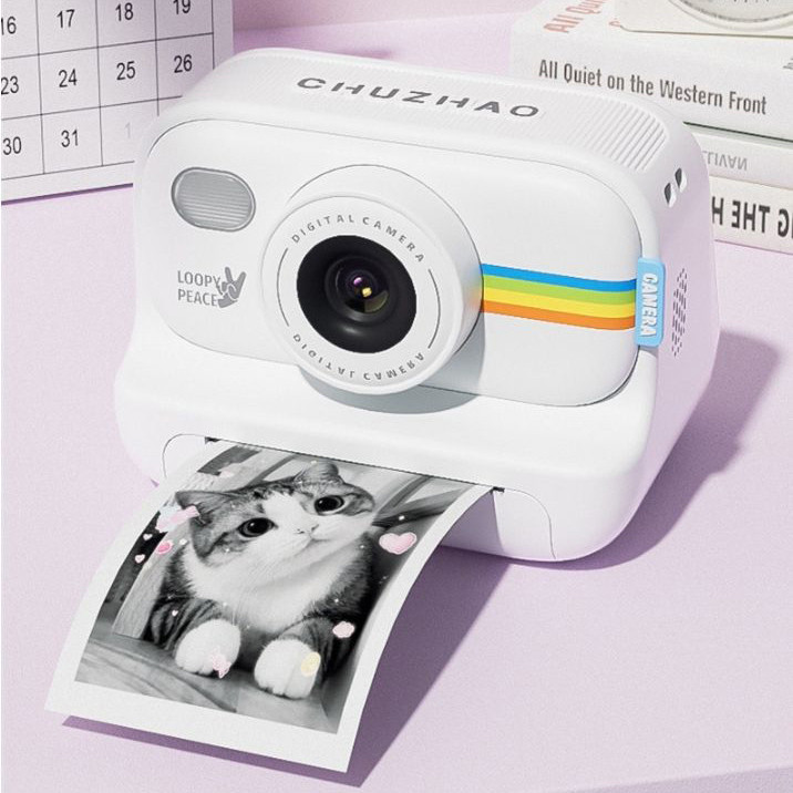 Детская цифровая фотокамера с печатью, Детский фотоаппарат с моментальной печатью фотографий QM-72 Львов - изображение 1