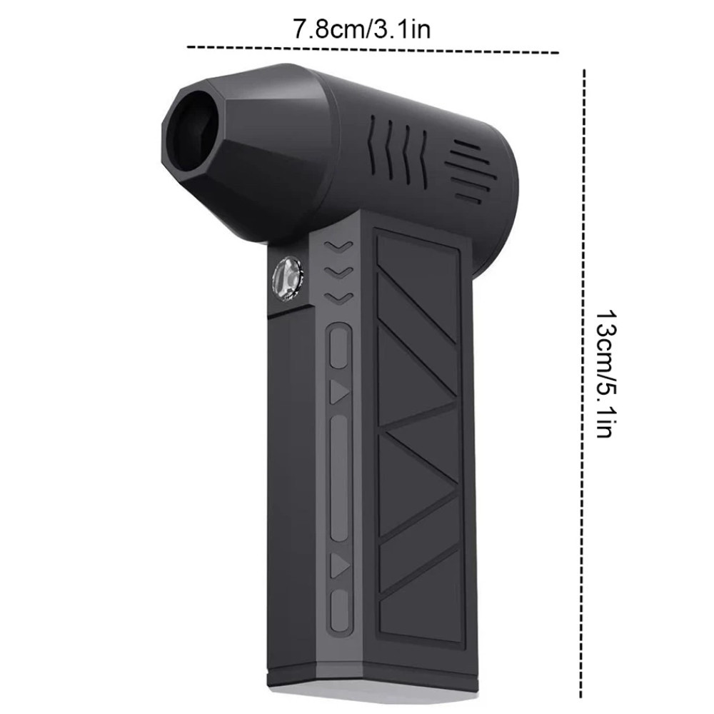 Мини турбовентилятор 5000мАч, от USB, ZY7400-SE/PRO / Аккумуляторная воздуходувка / Портативный турбофен Киев - изображение 8