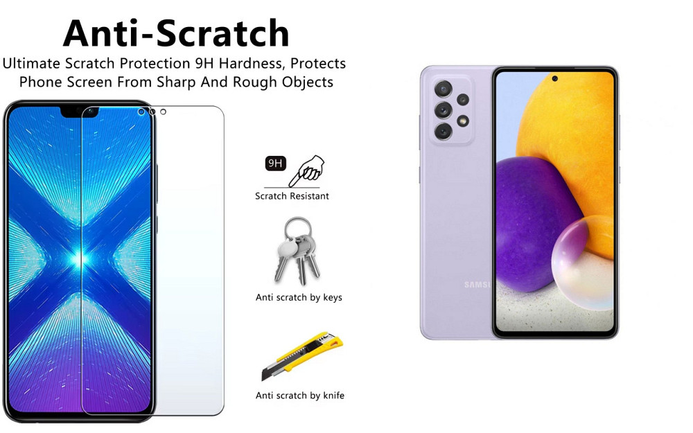 Защитное стекло NeoGlass для Samsung Galaxy A23, Galaxy A23 5G – ультрапрозрачное и устойчивое Киев - изображение 1