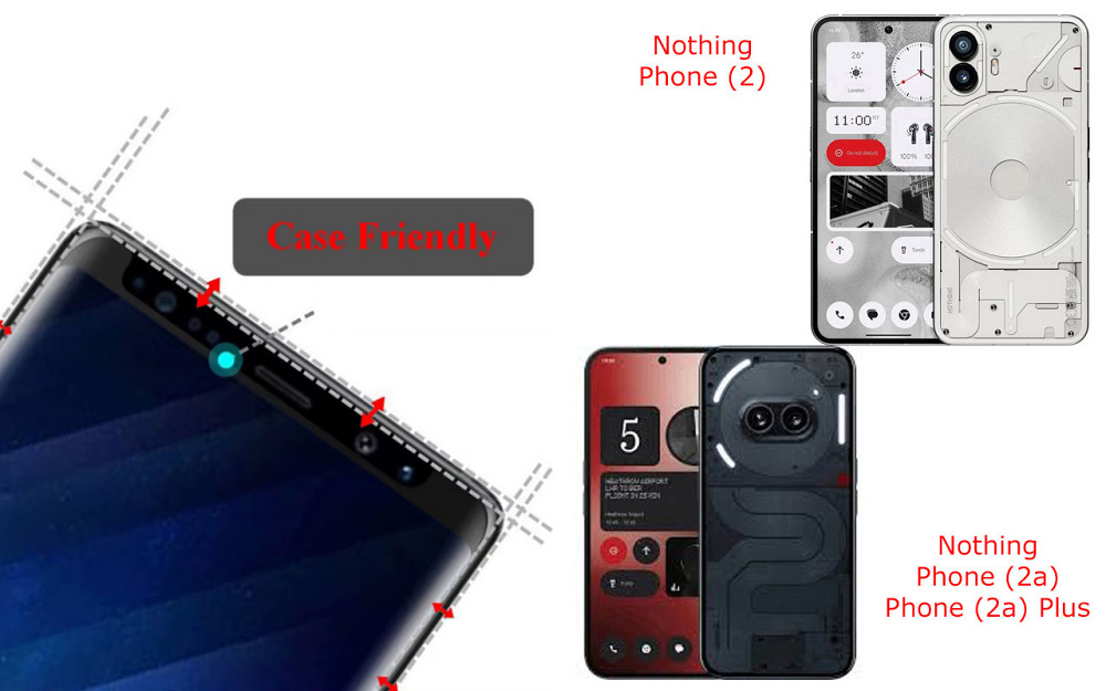 Захисне скло HyperGlass Pro для Nothing Phone (2), Phone (2a), Phone (2a) Plus – максимальна чутливість та захист Київ - фото 4
