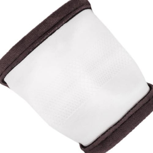 Чохол на кермо VLOD-AL2705 BK з алькантари чорний M з прошивкою Харків - фото 4