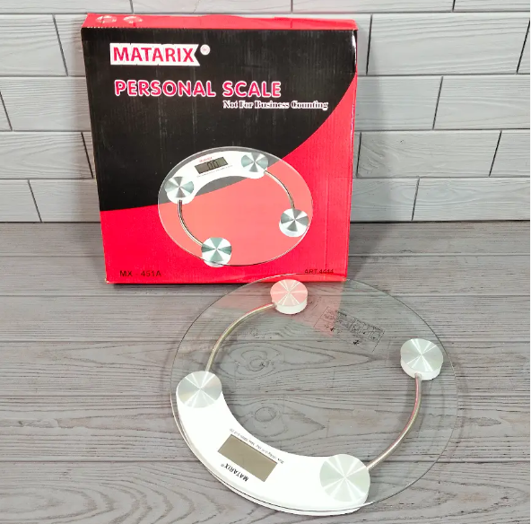 Весы напольные MATARIX MX-451A 180кг (Круглые) Одесса - изображение 5