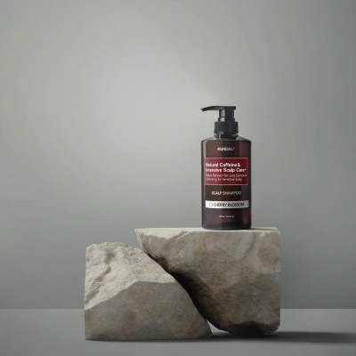 Шампунь Kundal Natural Caffeine & Intensive Scalp Care Shampoo Cherry Blossom 500 мл (8809568745772) Винница - изображение 3
