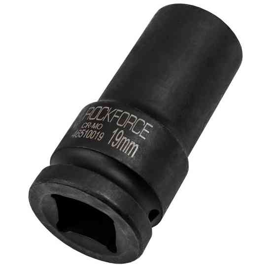 Головка ударна глибока 3/4" 6гр. 19мм ROCKFORCE RF-46510019 Одеса