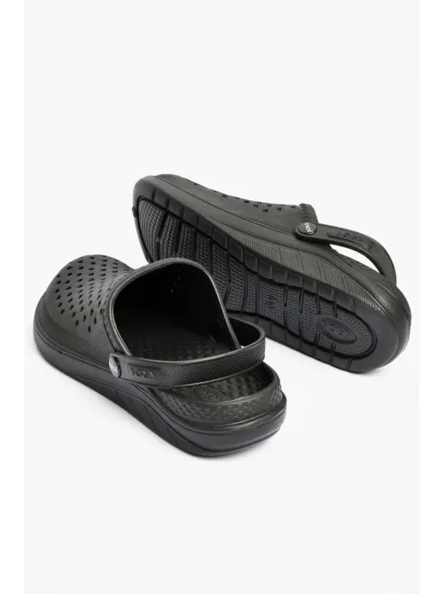 Мужские кроксы черные сабо полномерные много дырок Одесса - изображение 6