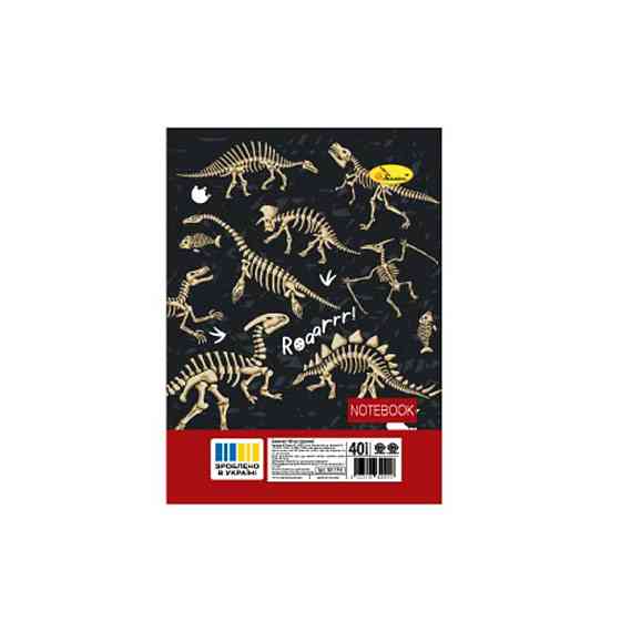 Блокнот А6 АП-1710-10, 40 аркушів, пружина збоку Вінниця