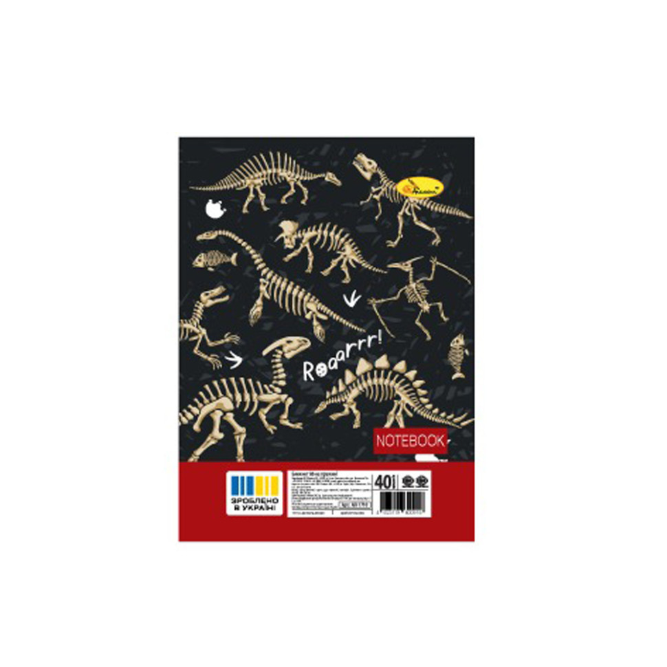 Блокнот А6 АП-1710-10, 40 аркушів, пружина збоку Вінниця - фото 1