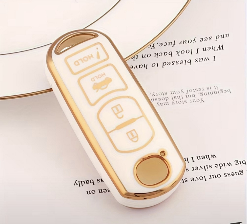 Захисний чохол для автомобільного ключ Mazda на 4 кнопки Смела - изображение 1