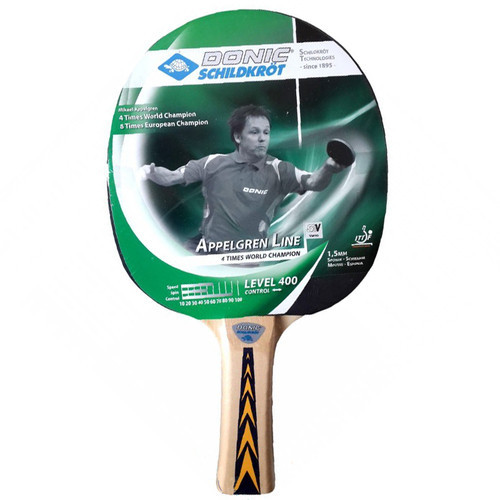 Ракетка настольный теннис Donic Applegren Level 400 Вишнёвое - изображение 1