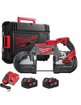 Стрічкова пила MILWAUKEE M18 FUEL CBS125-502C по металу 4933448195 (+ заряд.пристрій, 2 акум., полот Одеса