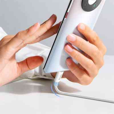 Дата кабель USB 2.0 AM to USB-C 1.0m Superior Fast Charging 100W moon white Baseus (P10320102214-01) Вінниця