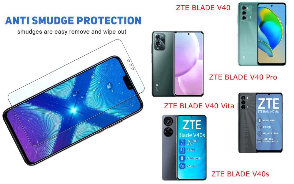 Защитное стекло NeoGlass для ZTE BLADE V40, V40 Pro, V40 Vita, V40s – ультрапрозрачное и устойчивое Киев - изображение 3