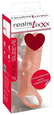 Насадка для збільшення пеніса RealSleeve Close Sex Aura Київ