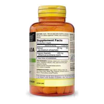 Трави Mason Natural Каскара Саграда, 450 мг, Cascara Sagrada, 100 каплет (MAV14041) Вінниця