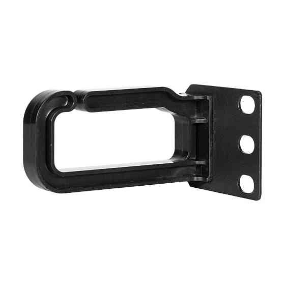 Кабельний організатор-кільце Trinix TRX-1U/CM-R Black для комутаційної шафи 19