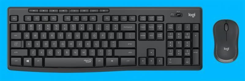 Комплект (клавіатура, миша) бездротовий Logitech MK295 Combo Black USB (920-009800) Чорний Харків - фото 6