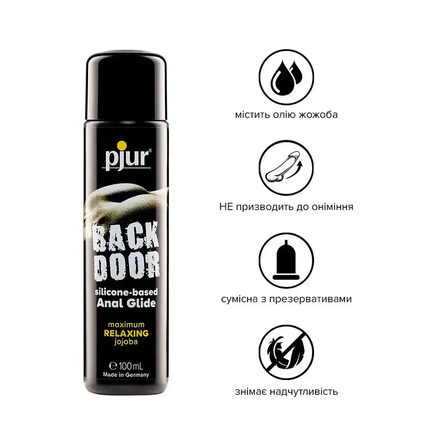 Анальна змазка pjur backdoor anal Relaxing jojoba silicone 100 мл на силіконовій основі з жожоба Львов - изображение 2