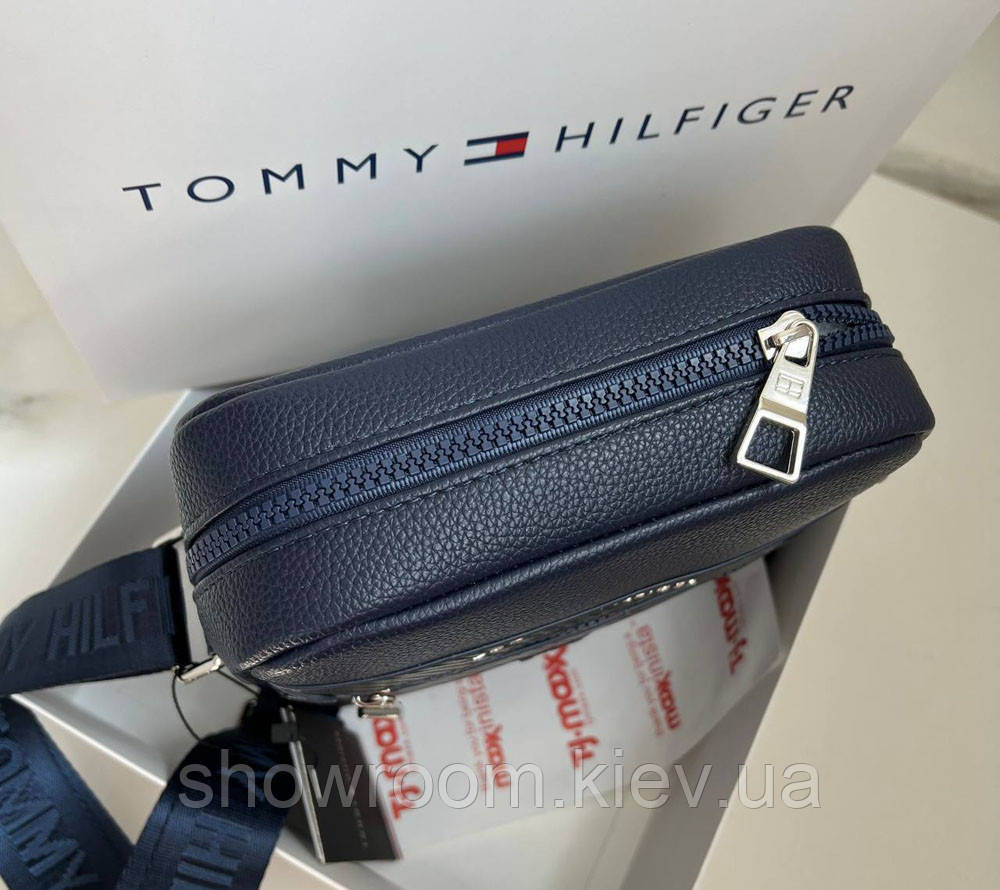 Мужская брендовая сумка через плечо (1016-2) синяя Киев - изображение 5