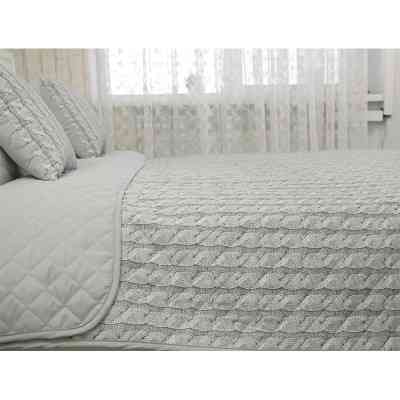 Покривало Руно декоративне Grey Braid 150х212 см (Р360.52_Grey Braid) Вінниця