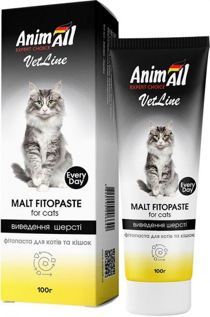 AnimAll VetLine фитопаста для выведения шерсти для котов и кошек 100 г Винница - изображение 1