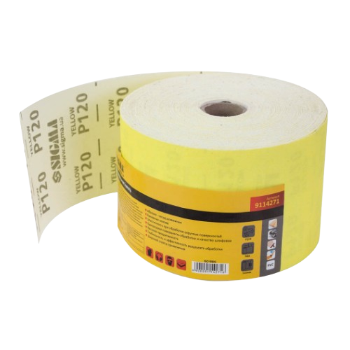 Папір шліфувальний 115мм*50м P120 SIGMA Житомир - изображение 1