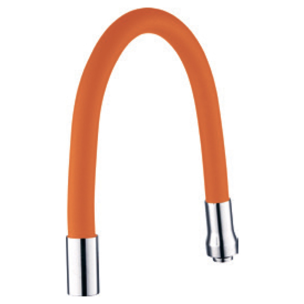 AQUATICA Излив (гусак) 3/4" для кухни силиконовый оранжевый AQUATICA (XH-5242) (9793513) Киев - изображение 1