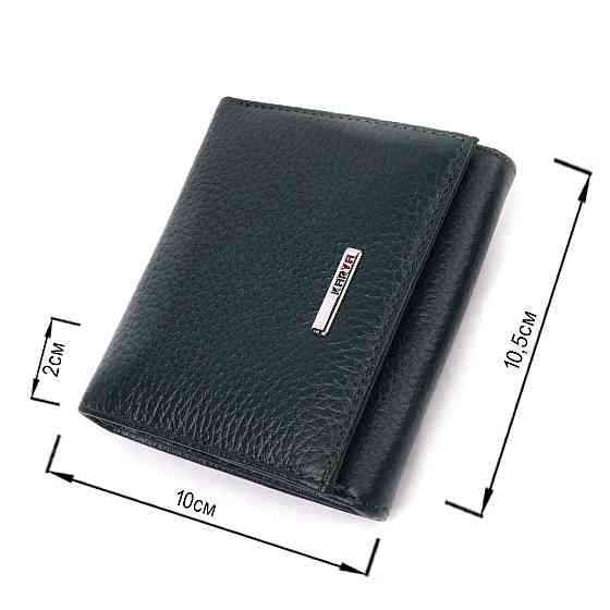 Интересный женский кошелек с монетницей из натуральной кожи KARYA 21379 Зеленый Киев