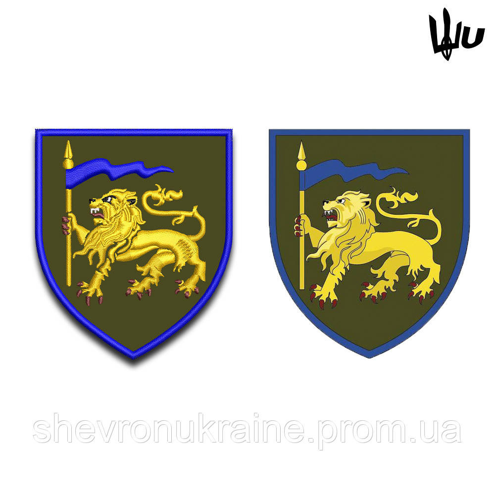 Шеврон під замовлення 60 механізована бригада (Термін виготовлення 3-5 днів. На липучці) Розмір 8x7см Київ - фото 2