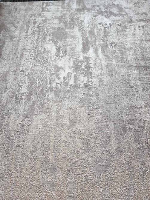 Шпалери вінілові на паперовій основі Zambaiti C88132 ABITAT штукатурку під бетон розмитий рудий під мідь Київ - фото 1