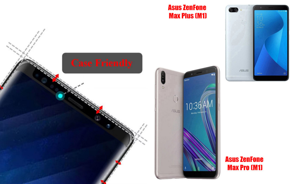 Захисне скло HyperGlass Pro для Asus ZenFone Max Plus (M1), Max Pro (M1) – максимальна чутливість та захист Київ - фото 4