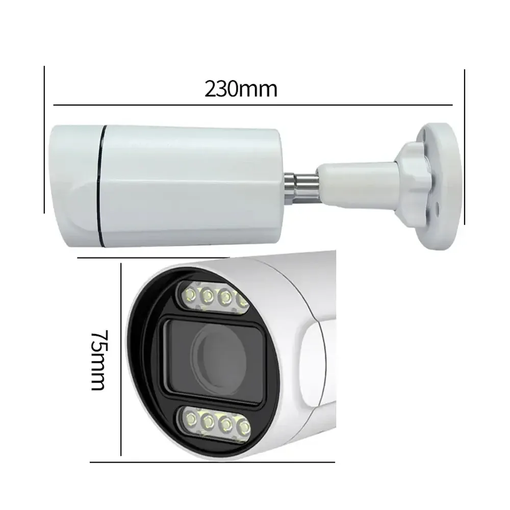 IP-відеокамера з WiFi 4Mp Light Vision VLC-5268WI(Tuya) f=3.6mm, ІЧ+LED-підсвічування, з мікрофоном (75-00222) Київ - фото 8