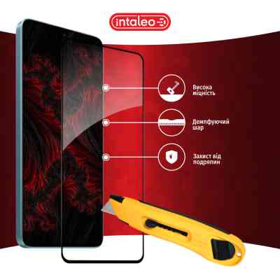 Стекло защитное Intaleo Full Glue Xiaomi Redmi Note 13 Pro 5G Black (1283126583926) Винница