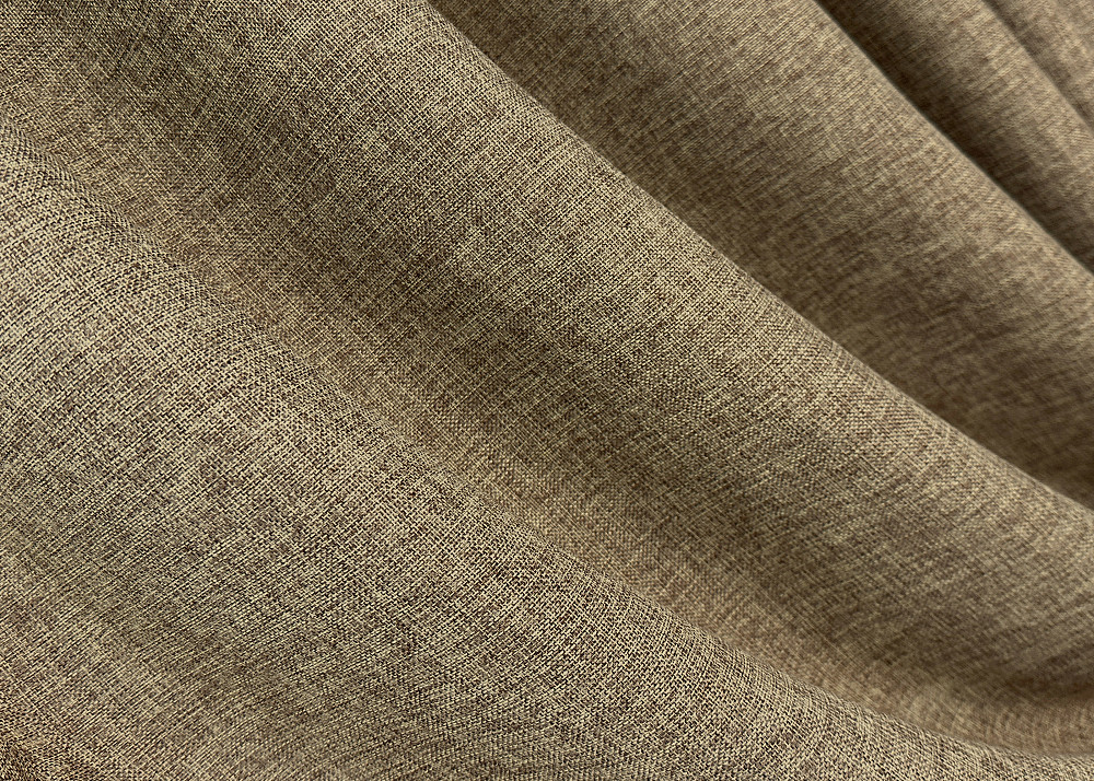 Комплект штор VR-Textil Льон Мішковина 200х270 2шт і Тюль 500х270 1768ш-115т Мигдальний з білим 71-052/6 Київ - фото 5