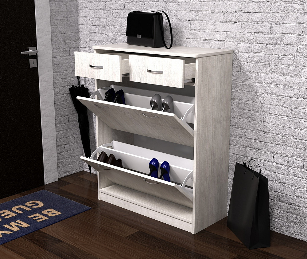 Тумба для обуви №2, Дуб Шамоні Світлий, 800/350/1010 Львов - изображение 3