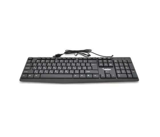 Клавиатура USB Merlion KB-ALFA, длина кабеля 135см, (Eng/Укр/Рус), (460х158х33 мм) Black, 104к, Q20 Полтава