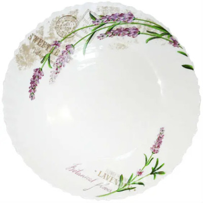Тарелка Vittora Лаванда Wave Dinner 22 см (V-220L) Винница - изображение 1