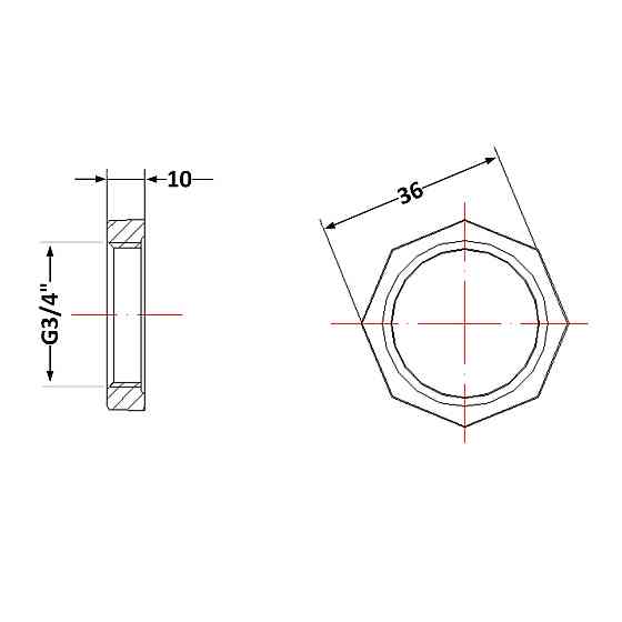 Контрайка чавунна 3/4" Київ
