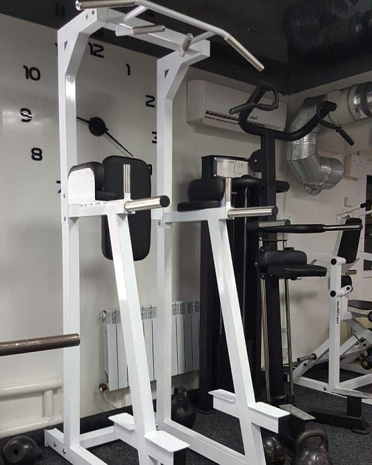 Турник + пресс + брусья с опорами для ног Sport 60х60 мм Спортивные стенки и турники для дома разборная Киев - изображение 6
