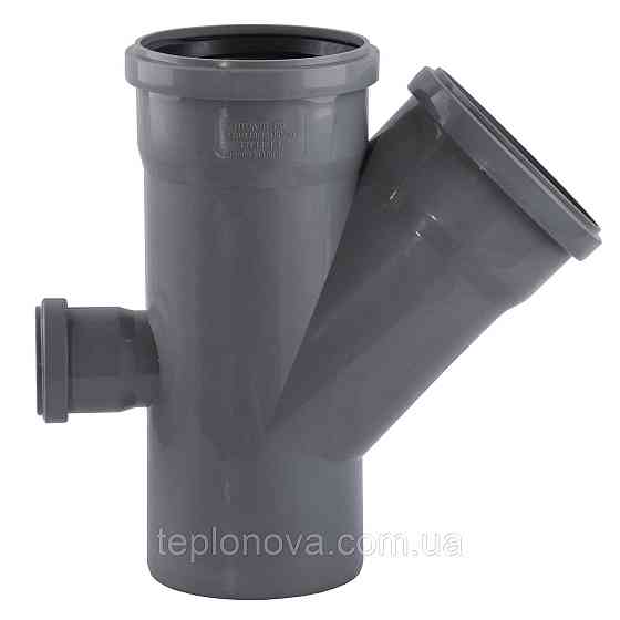 Хрестина VSplast 1пл 110х110х45+50х90° відведення ззаду Чернівці