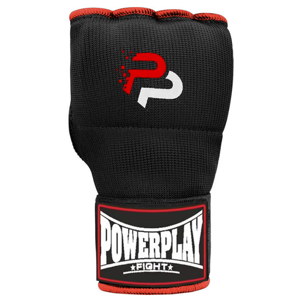 Бинти-рукавиці PowerPlay 3096 з гелевими подушечками Чорні S Луцк - изображение 4