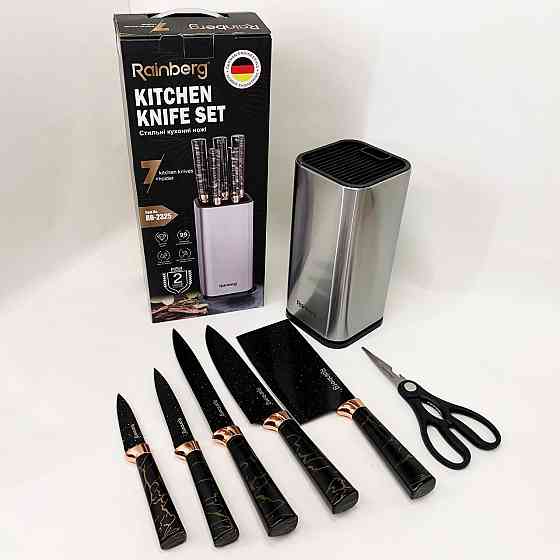 Набор литых ножей для кухни, Набор ножей красивый и универсальный для кулинарных задач HU-31 Львов