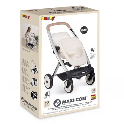 Коляска для кукол Smoby для двойни Maxi-Cosi Айвори, 54 х 38,5 х 64 см, 3+ (7600253222) Винница - изображение 2