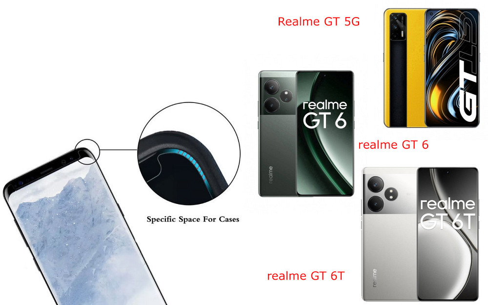 Захисне скло HyperGlass Pro для Realme GT 5G, realme GT 6, realme GT 6T – максимальна чутливість та захист Київ - фото 3